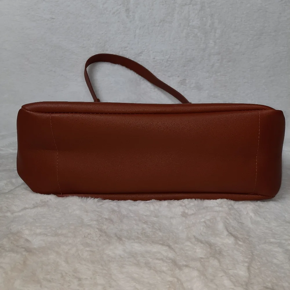 Neiman Marcus Tote Vegan Nubuck Leather